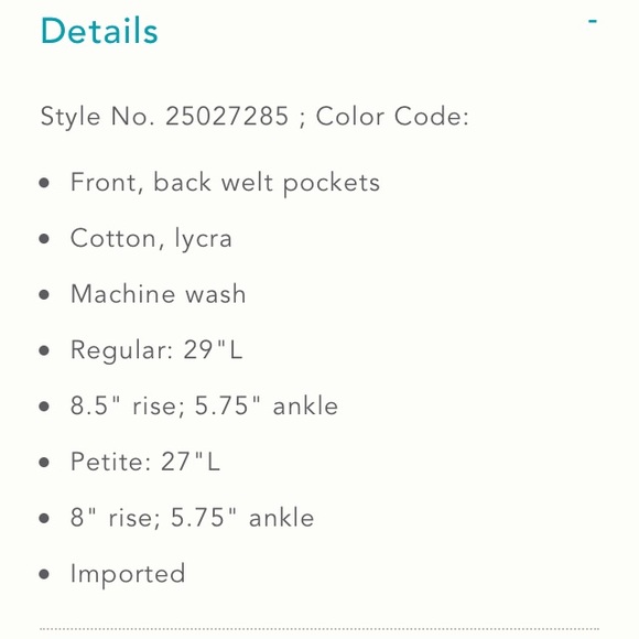 [Anthropologie] Burst Botany Slim - 4 - Picture 2 of 5